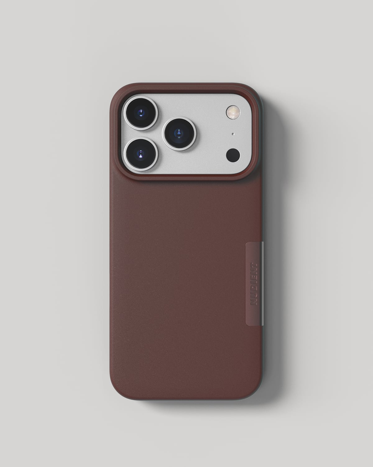 Thin Case - Burgundy Red - iPhone 17 Pro – NUDIENT
