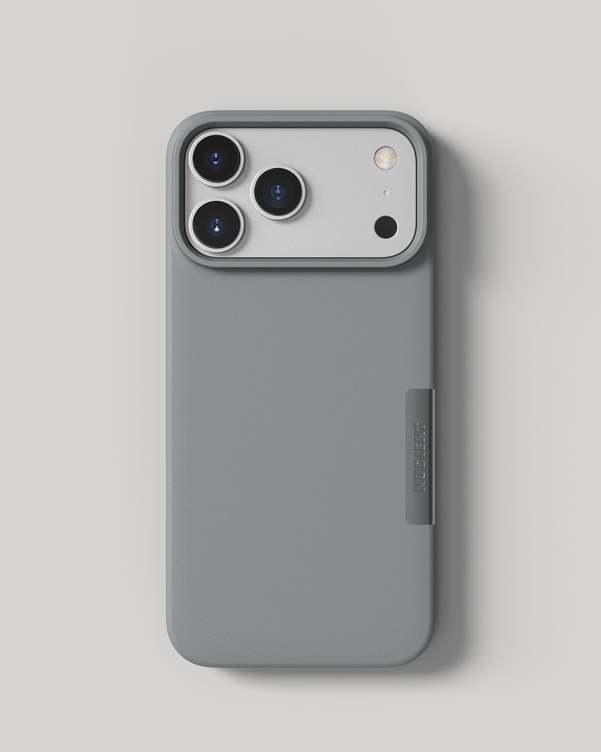 Thin Case MagSafe - Concrete Grey - iPhone 17 Pro Max – NUDIENT