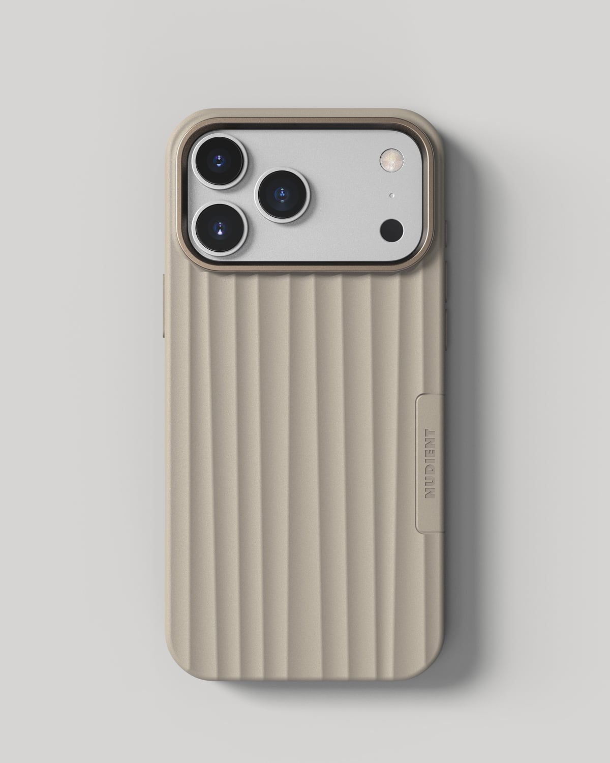 iPhoneアクセサリー NUDIENT Bold Case Linen Beige Bold Case - Linen Beige - iPhone 14 – NUDIENT