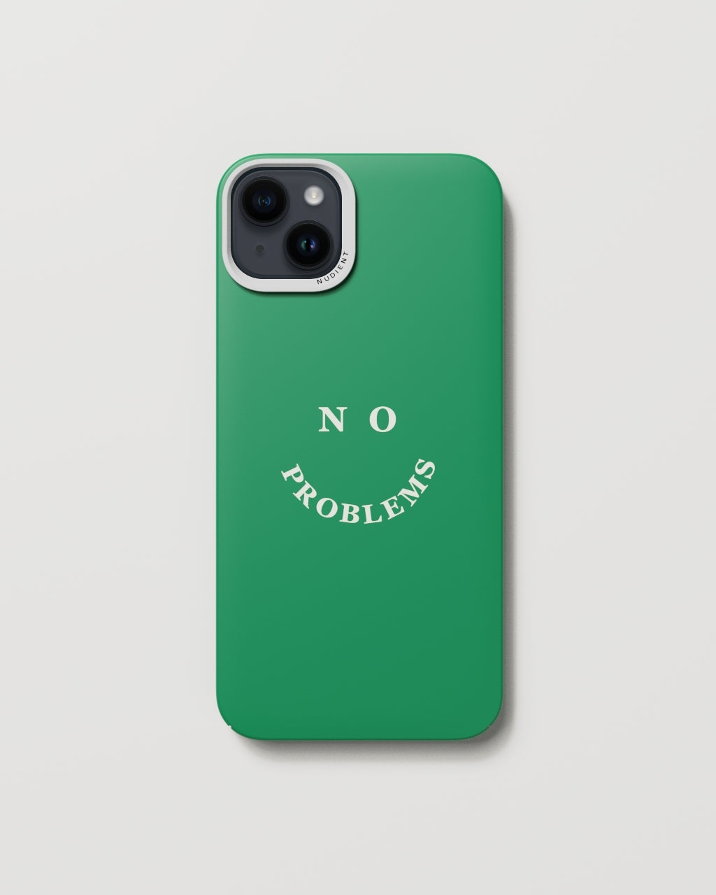 Thin Print Case - iPhone 14 Plus - No Problems Green Thin Print Case - iPhone 14 Plus - No Problems Green