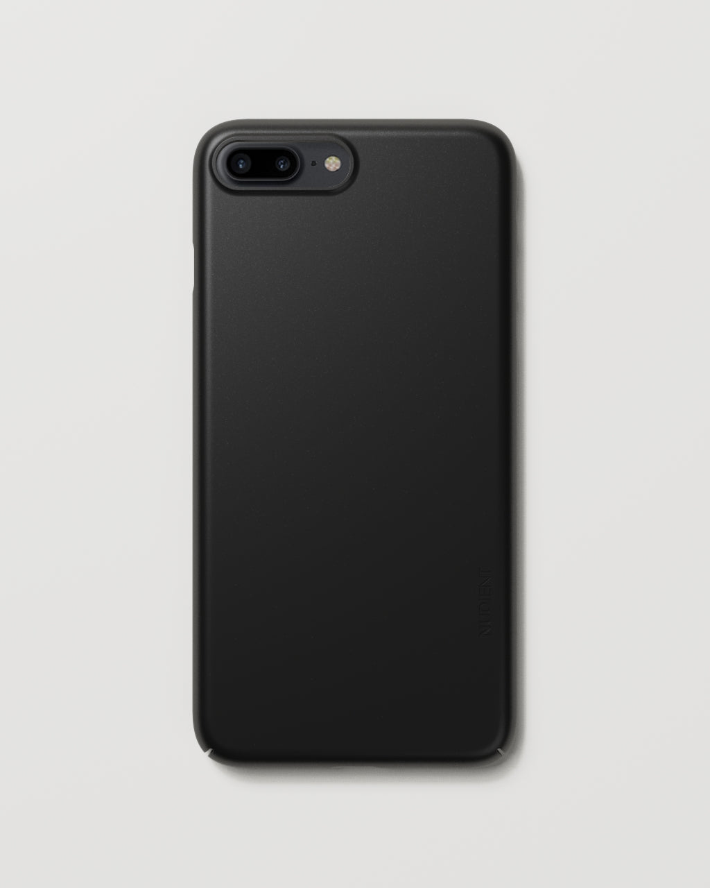 Thin Case Ink Black iPhone Plus – NUDIENT - Main Image