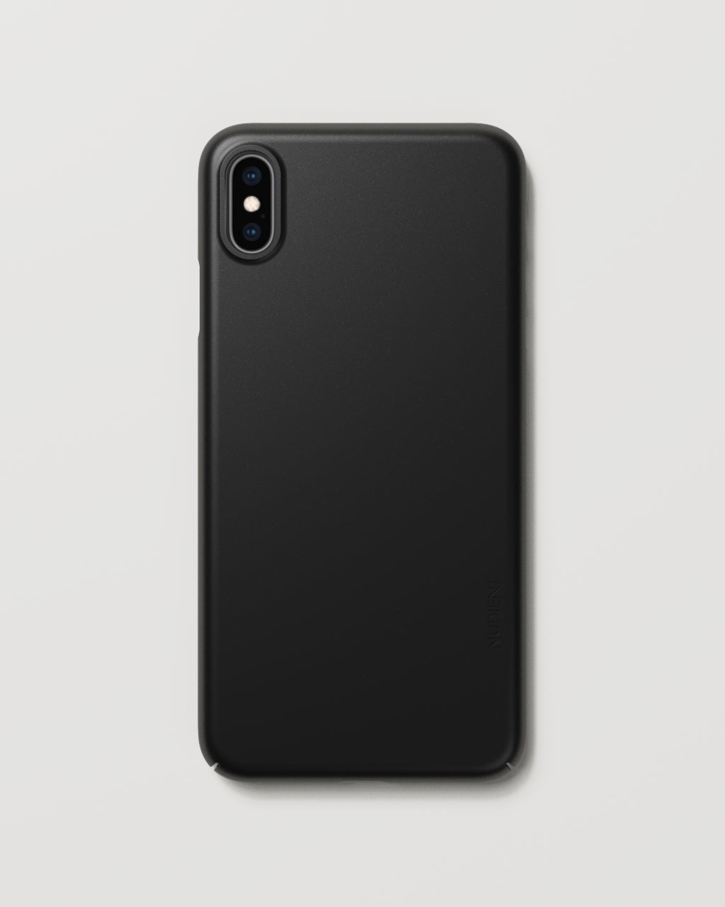 Thin Case Ink Black iPhone XS Max – NUDIENT - Main Image