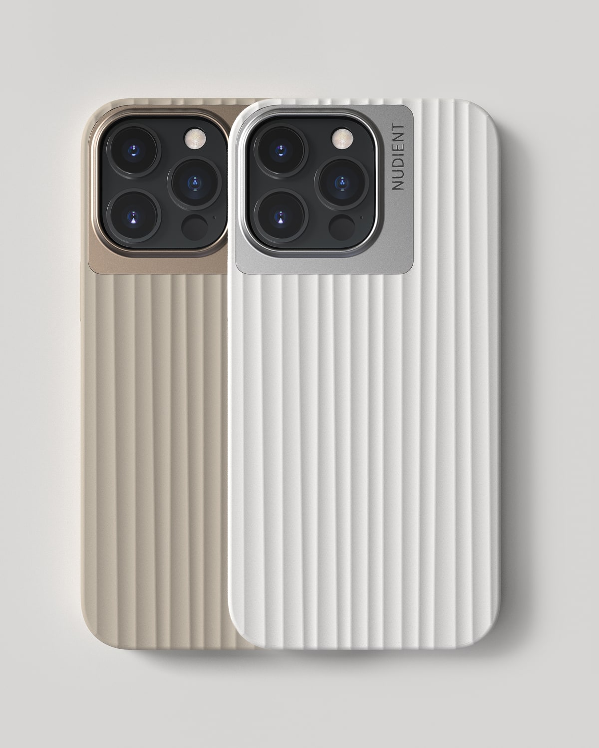 Bold Case - iPhone 14 Pro Max - Linen Beige & Chalk White – NUDIENT