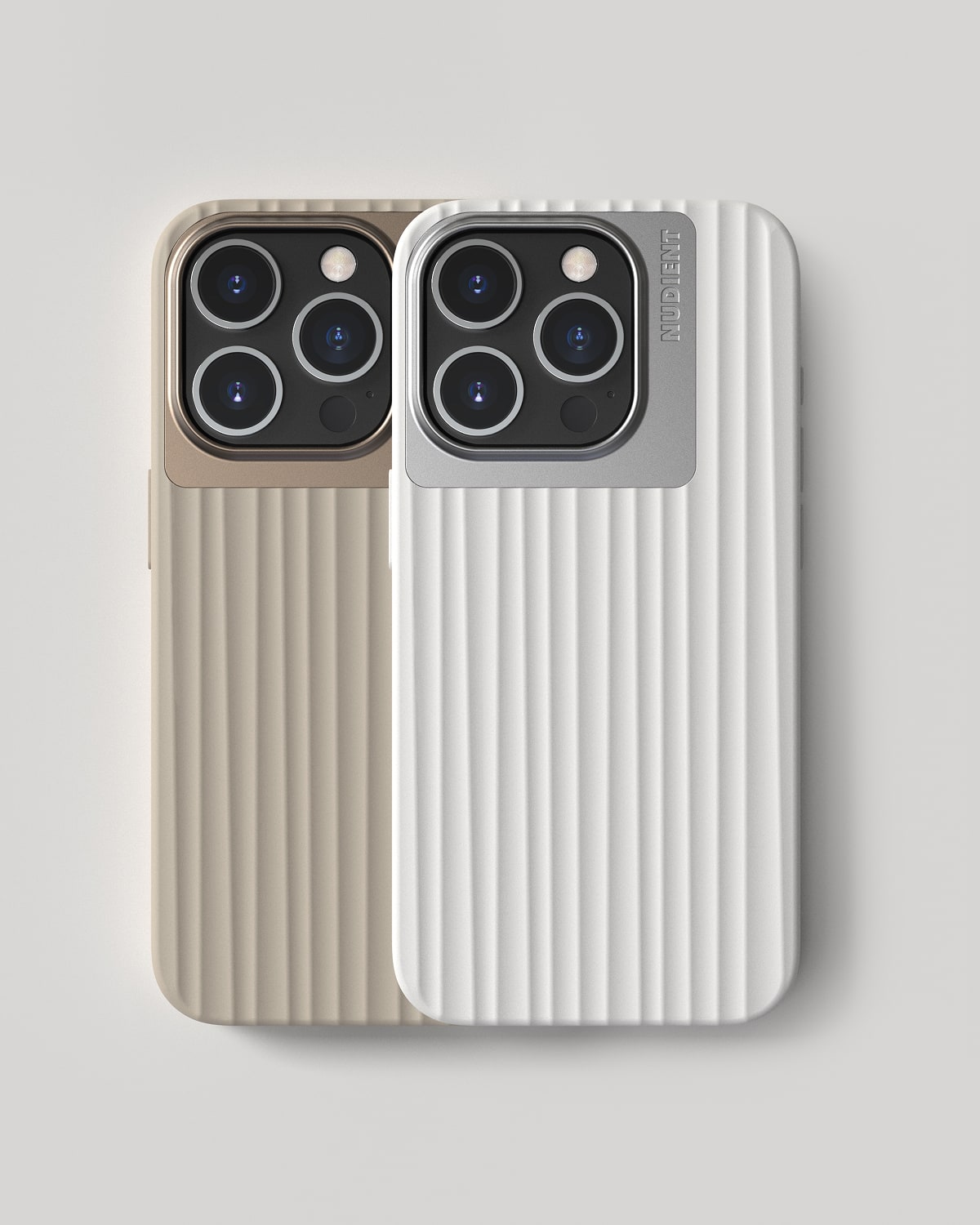Bold Case - iPhone 15 Pro - Linen Beige & Chalk White – NUDIENT