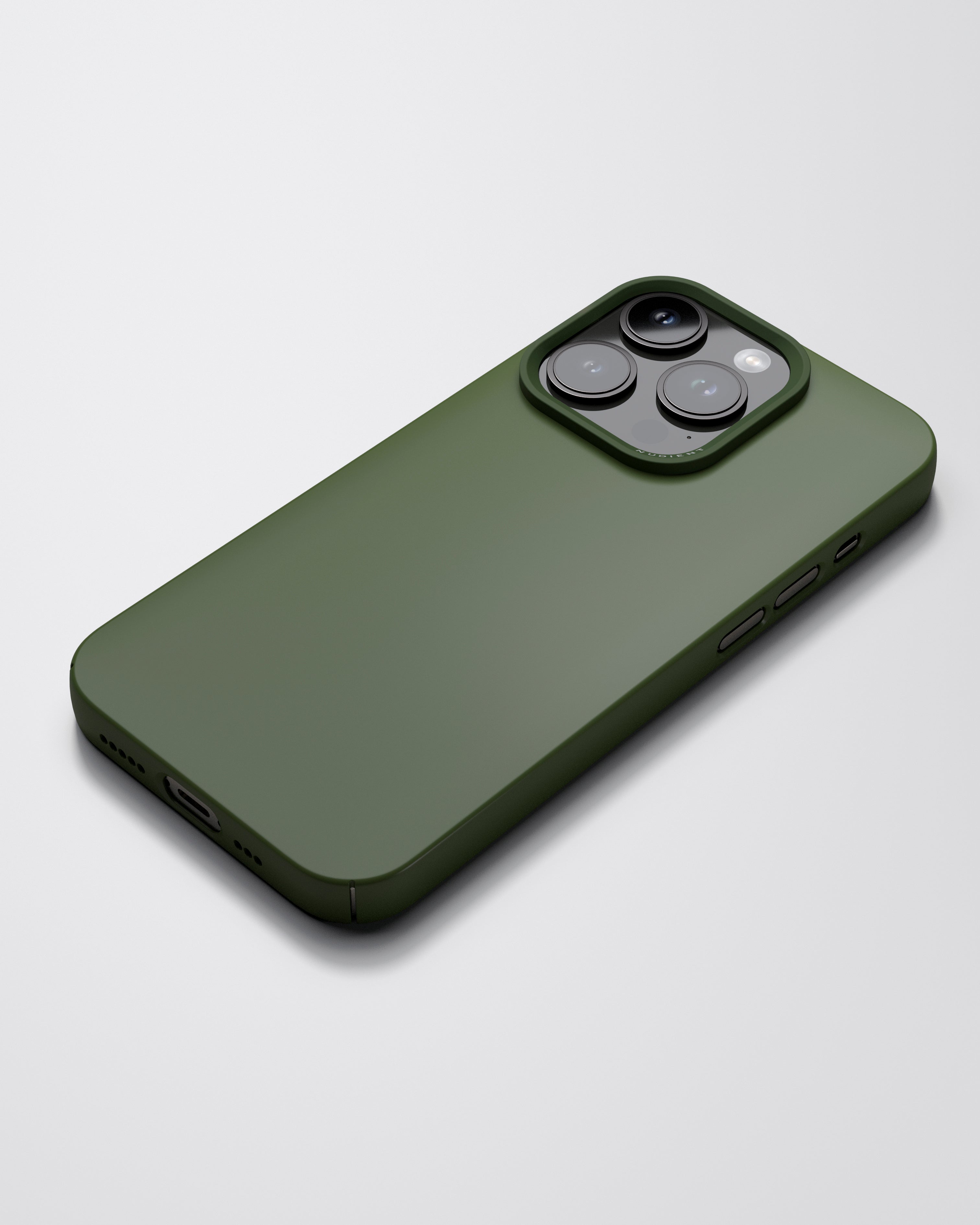グリーン シリコン iPhone14Proケース ダイヤモンドパターン Thin Case - Pine Green - iPhone 14 Pro – NUDIENT