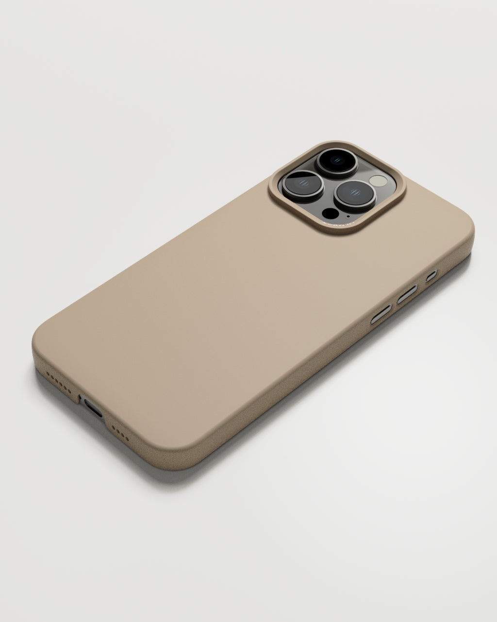 Thin Case - Clay Beige - iPhone 15 Pro Max – NUDIENT