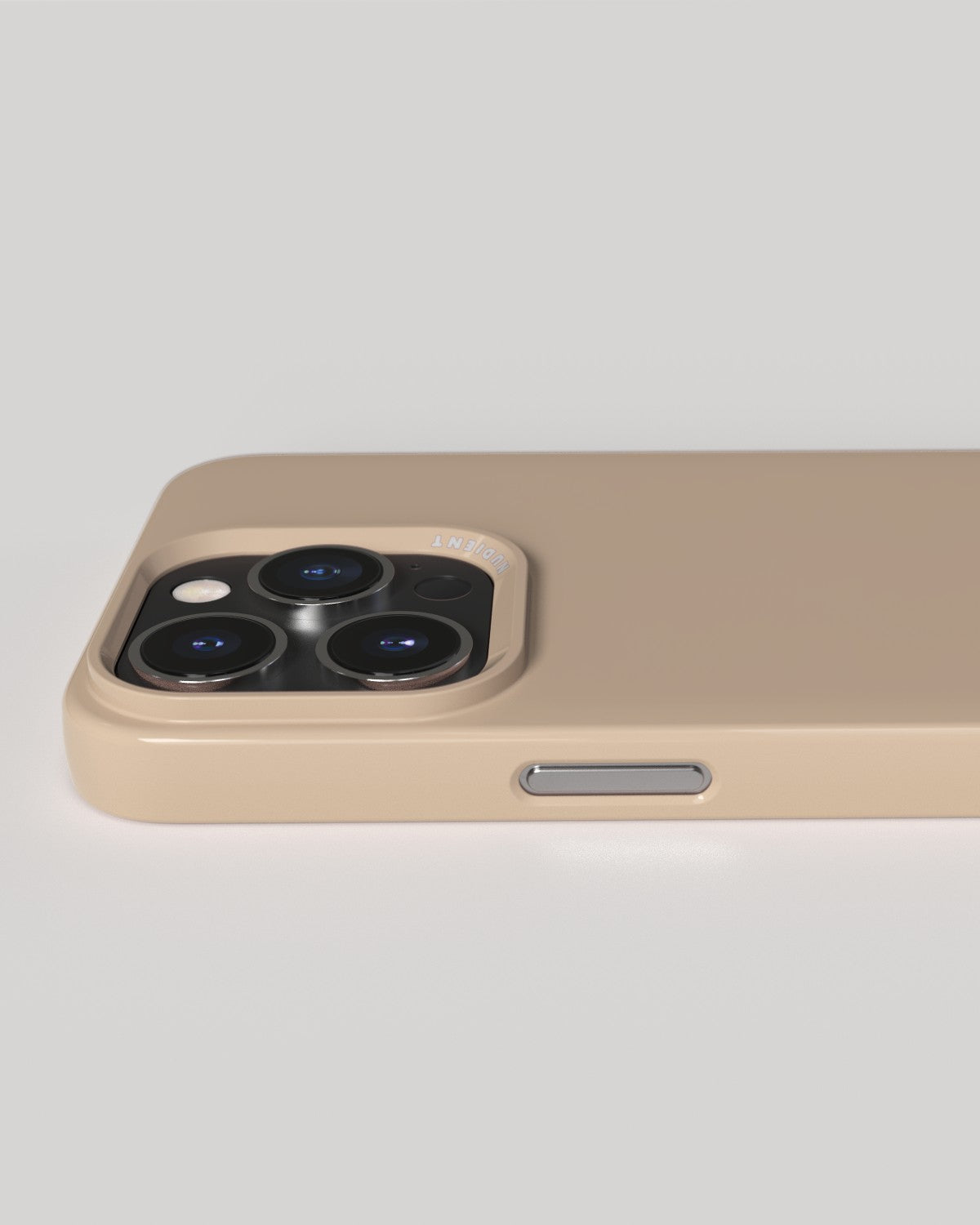 Thin Case - Clay Beige Glossy - iPhone 15 Pro Max – NUDIENT