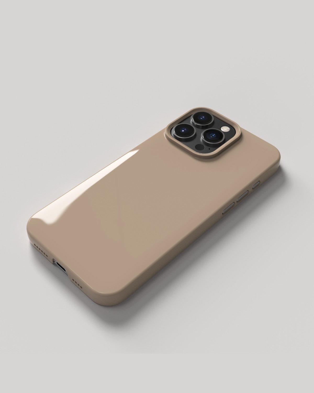 【冬バーゲン★】 - Glossy Beige Clay - MagSafe Case Thin iPhone Max Pro 16 iPhoneアクセサリー