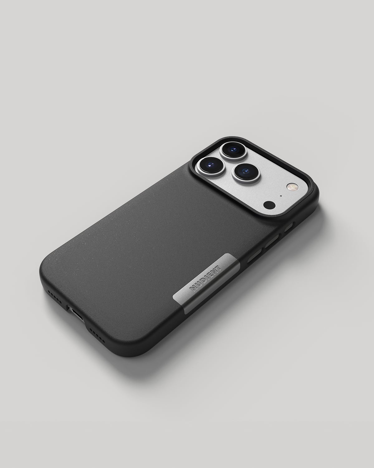 NUDIENT iPhone17Pro ケース カバー ブラック Thin Case - Ink Black - iPhone 17 Pro – NUDIENT
