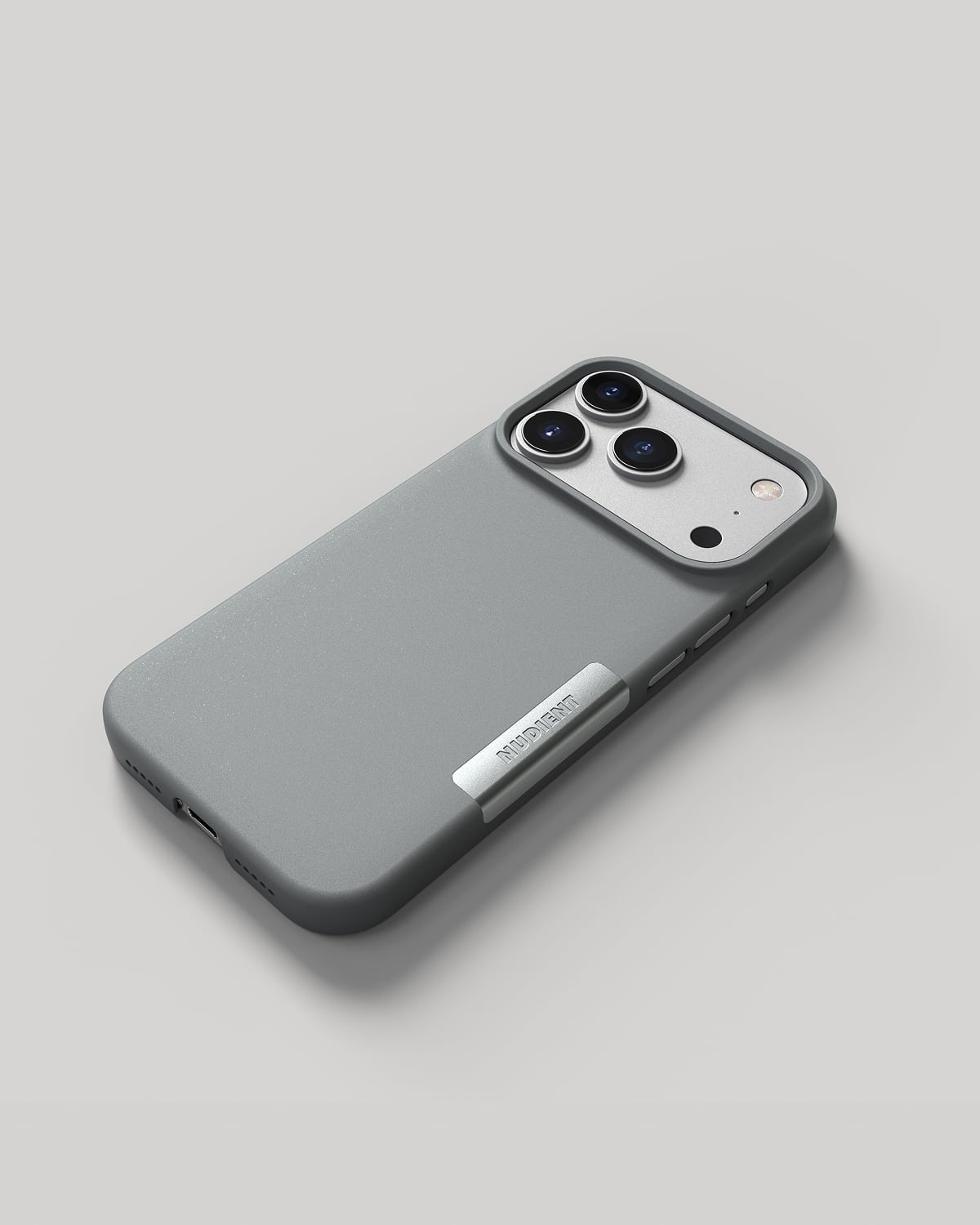 Thin Case - Concrete Grey - iPhone 17 Pro – NUDIENT