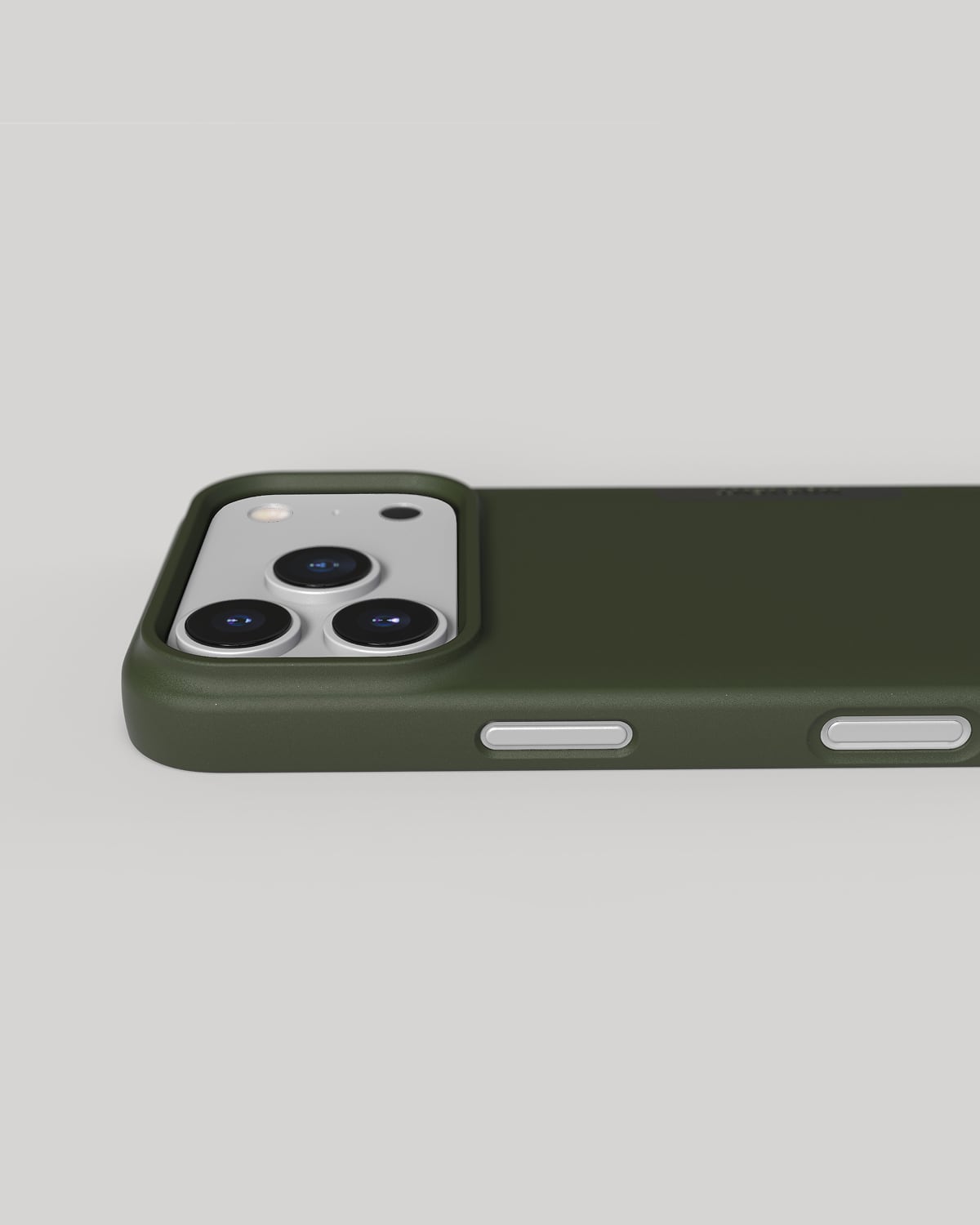 Thin Case - iPhone 17 Pro - Ink Black & Pine Green – NUDIENT