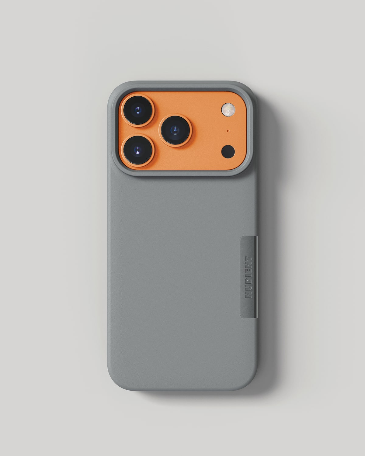 NUDIENT iPhone 17Pro Max ケース MagSafe Thin Case MagSafe - Concrete Grey - iPhone 17 Pro – NUDIENT