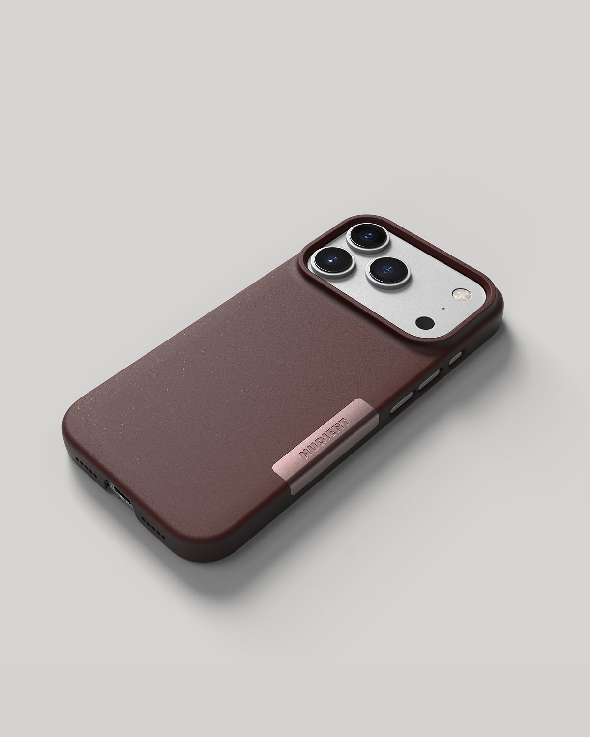 Thin Case MagSafe - Burgundy Red - iPhone 17 Pro – NUDIENT