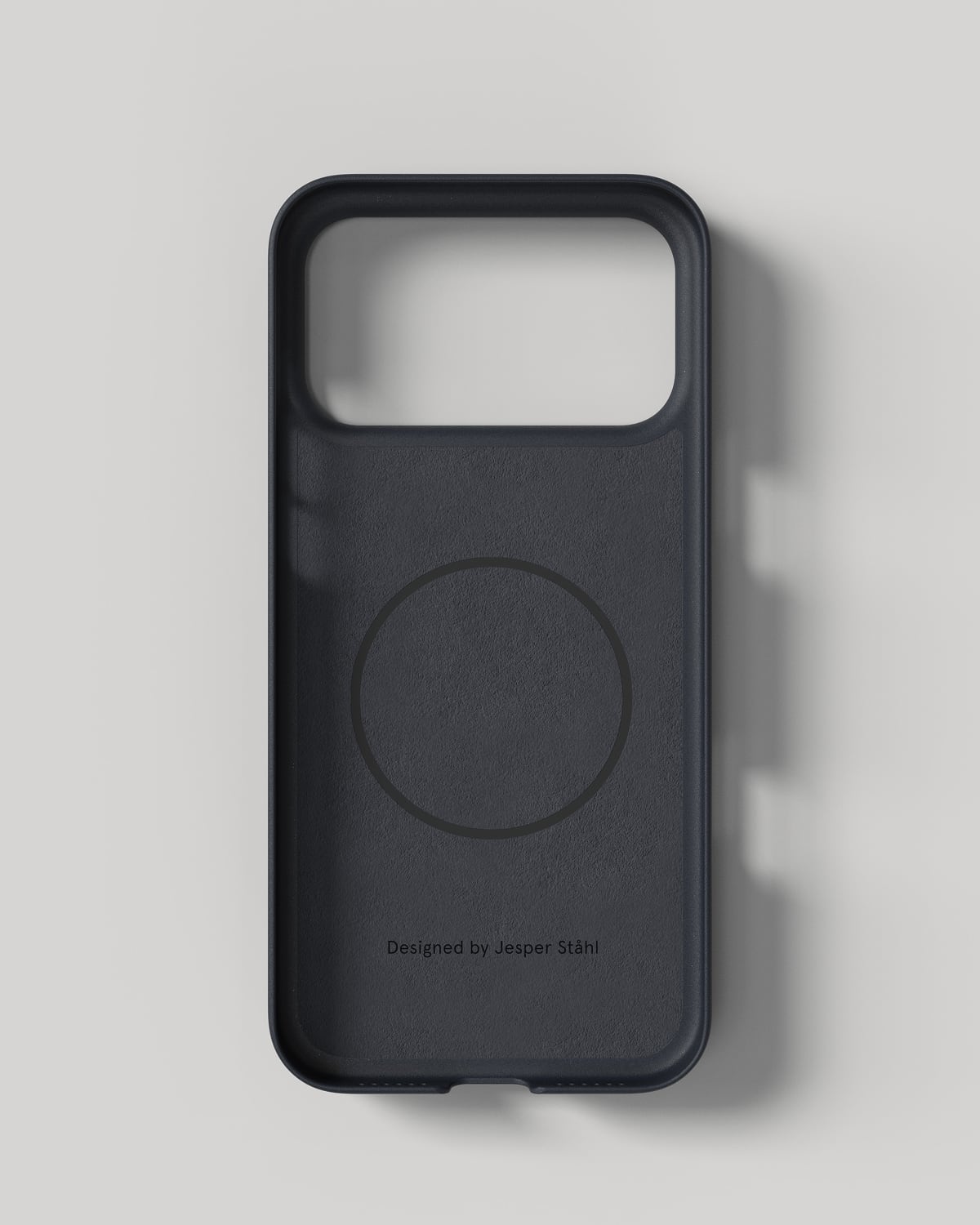 NUDIENT iPhone17Pro ケース カバー ブラック Thin Case - iPhone 17 Pro Max - Ink Black & Midwinter Blue – NUDIENT