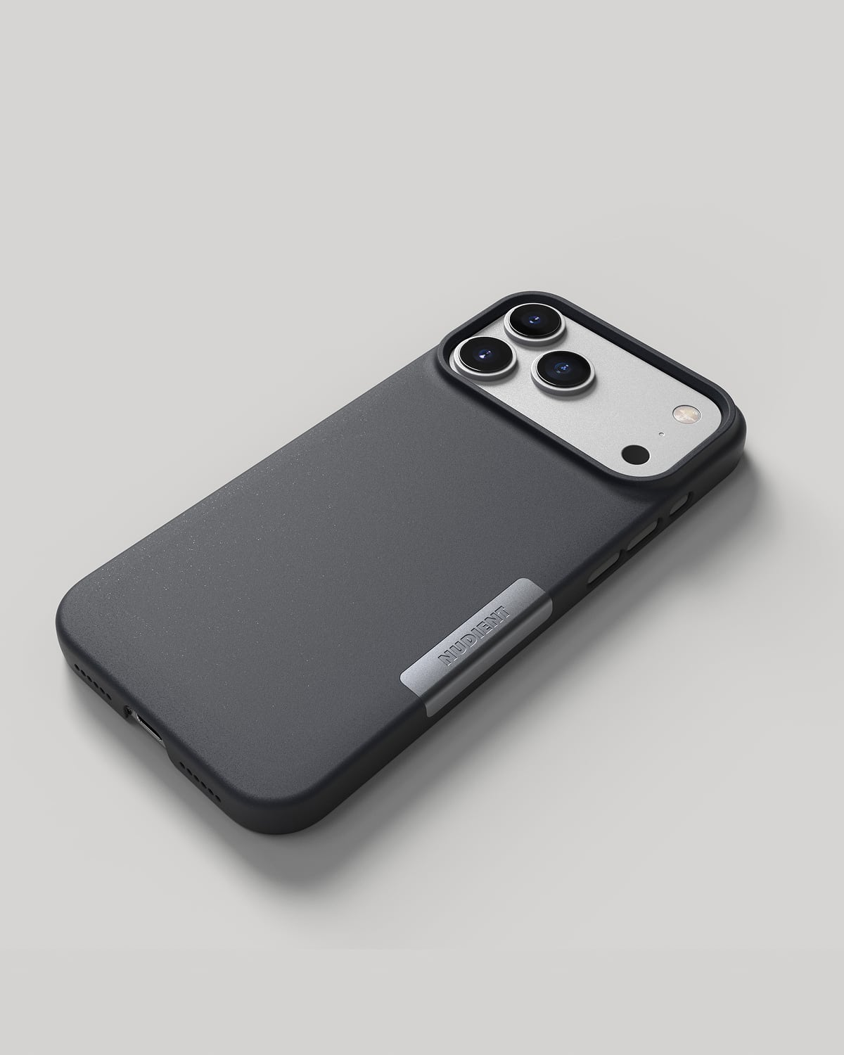 Thin Case - iPhone 17 Pro Max - Ink Black & Midwinter Blue – NUDIENT