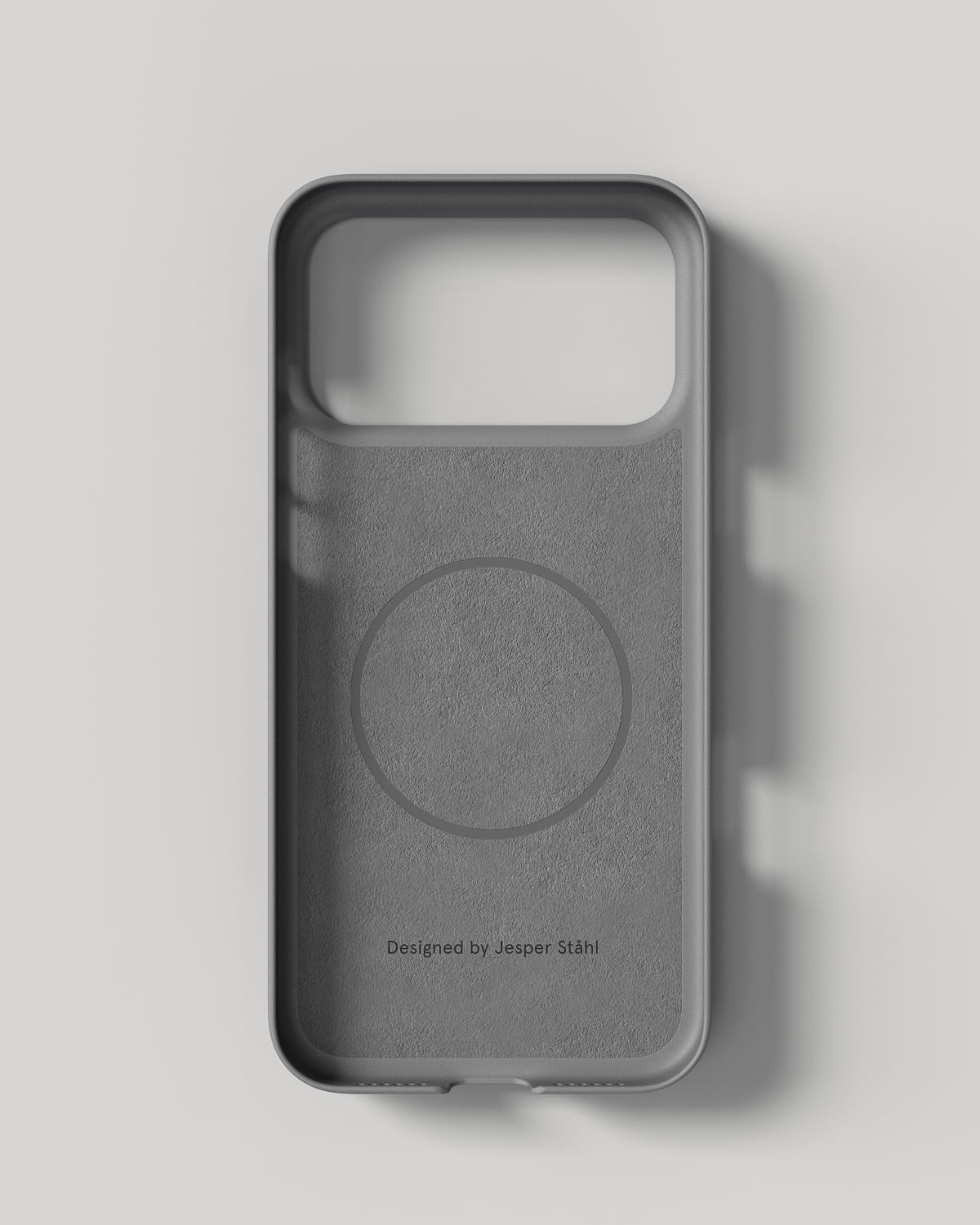 Thin Case MagSafe - Concrete Grey - iPhone 17 Pro Max – NUDIENT