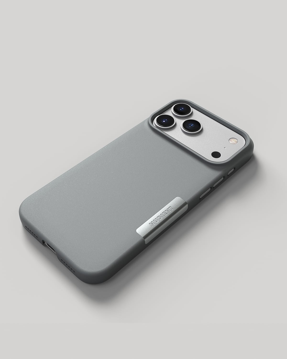 Thin Case MagSafe - Concrete Grey - iPhone 17 Pro Max – NUDIENT