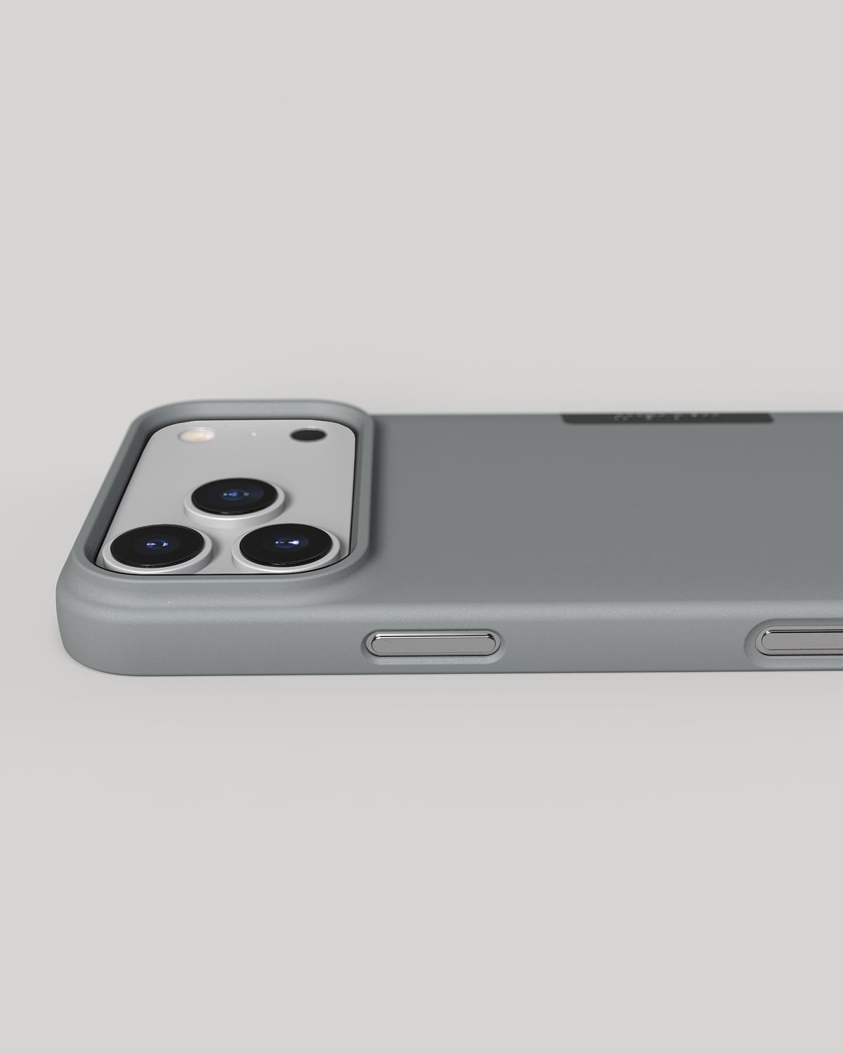 Thin Case MagSafe - Concrete Grey - iPhone 17 Pro Max – NUDIENT