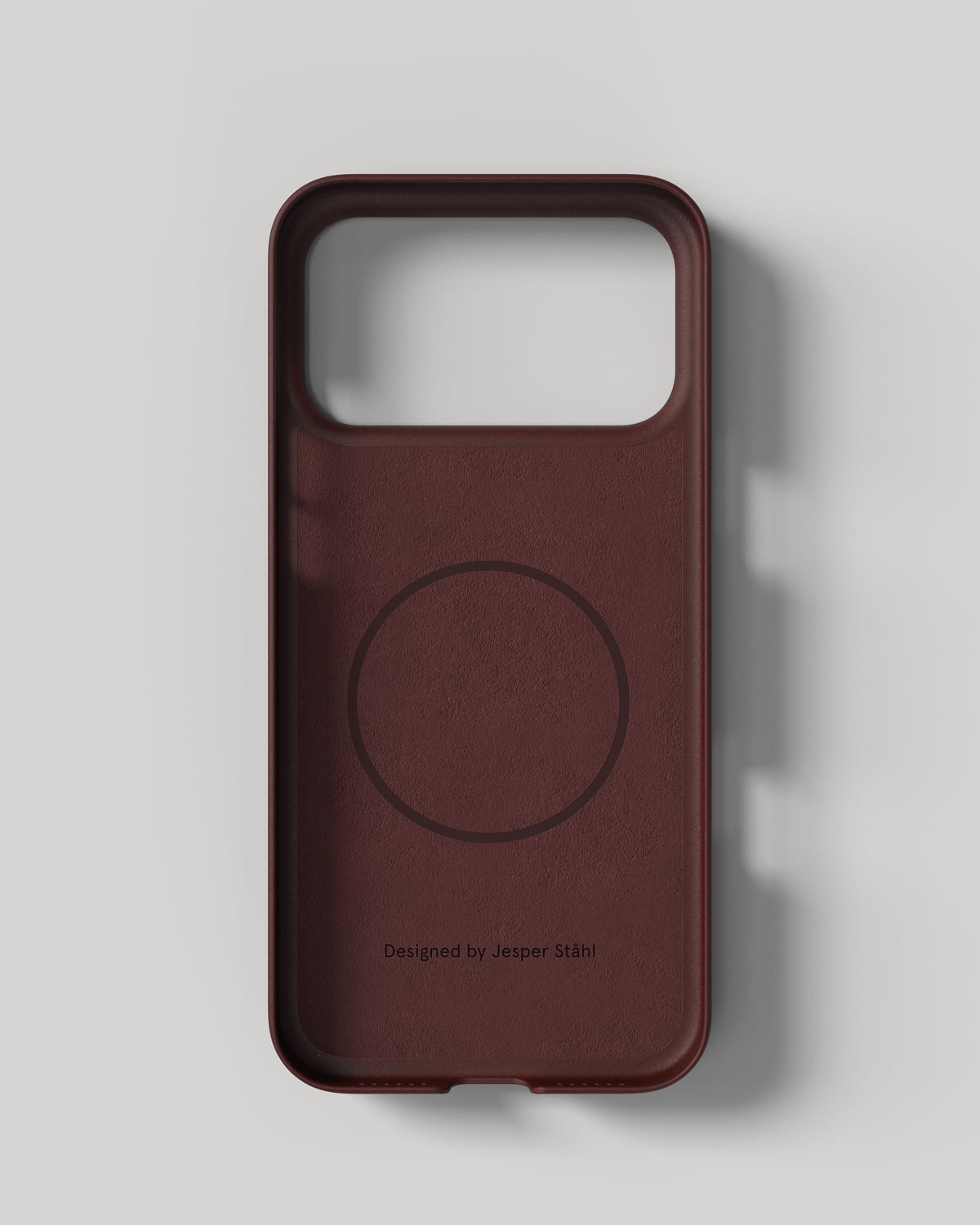 NUDIENT iPhone 17 Pro MagSafeケース Thin Case MagSafe - Burgundy Red - iPhone 17 Pro Max – NUDIENT