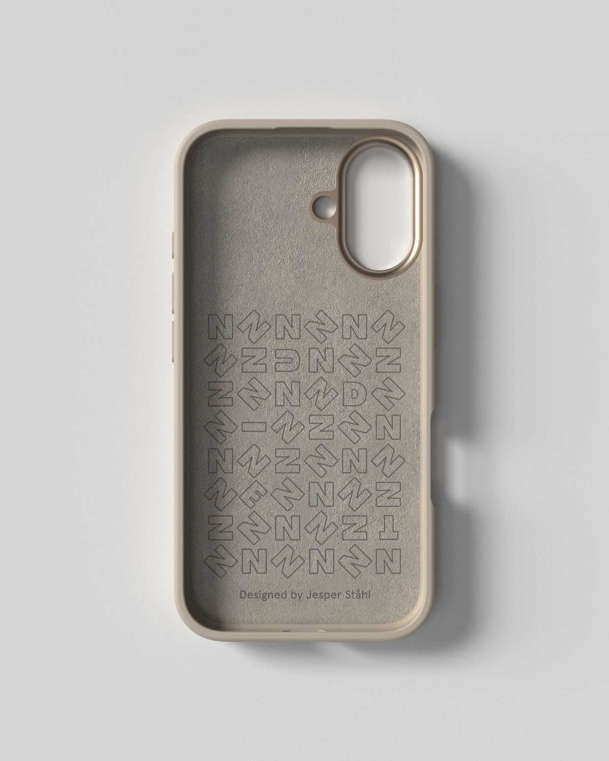 Bold Case - iPhone 16 - Linen Beige & Chalk White – NUDIENT
