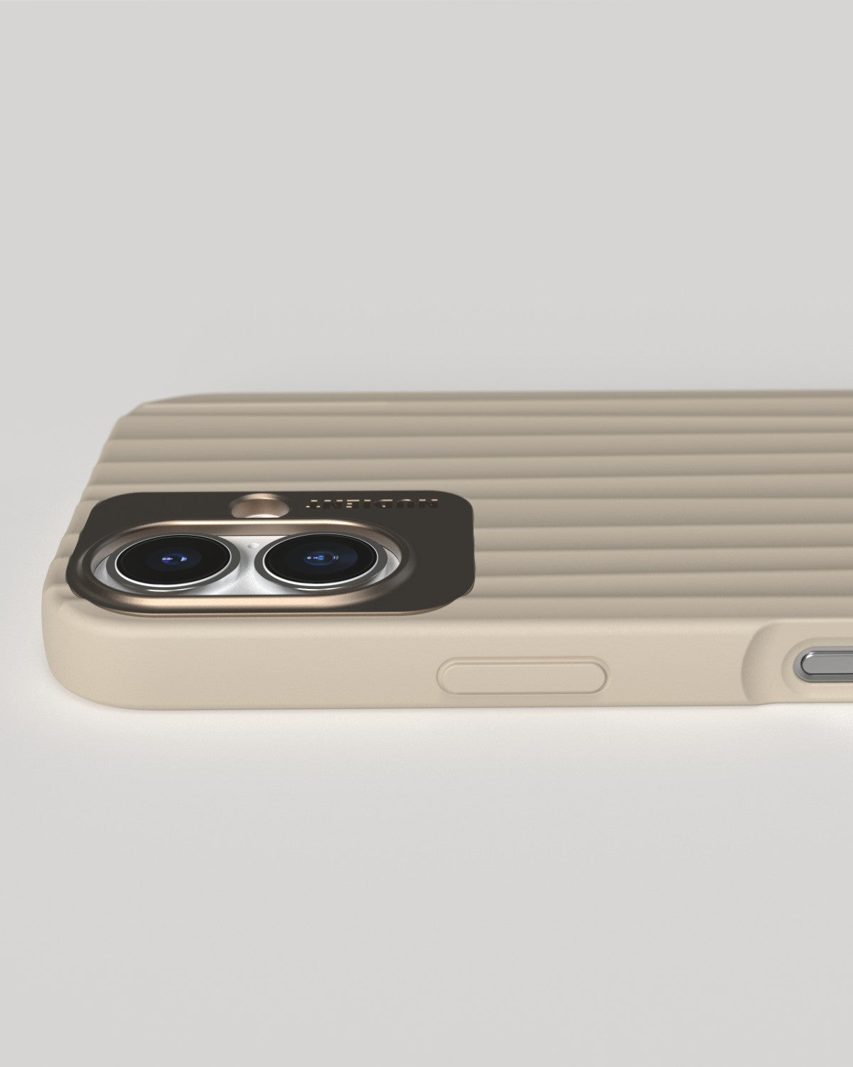 美品　NUDIENT iPhone16ケース Bold Case - iPhone 16 - Linen Beige & Chalk White – NUDIENT