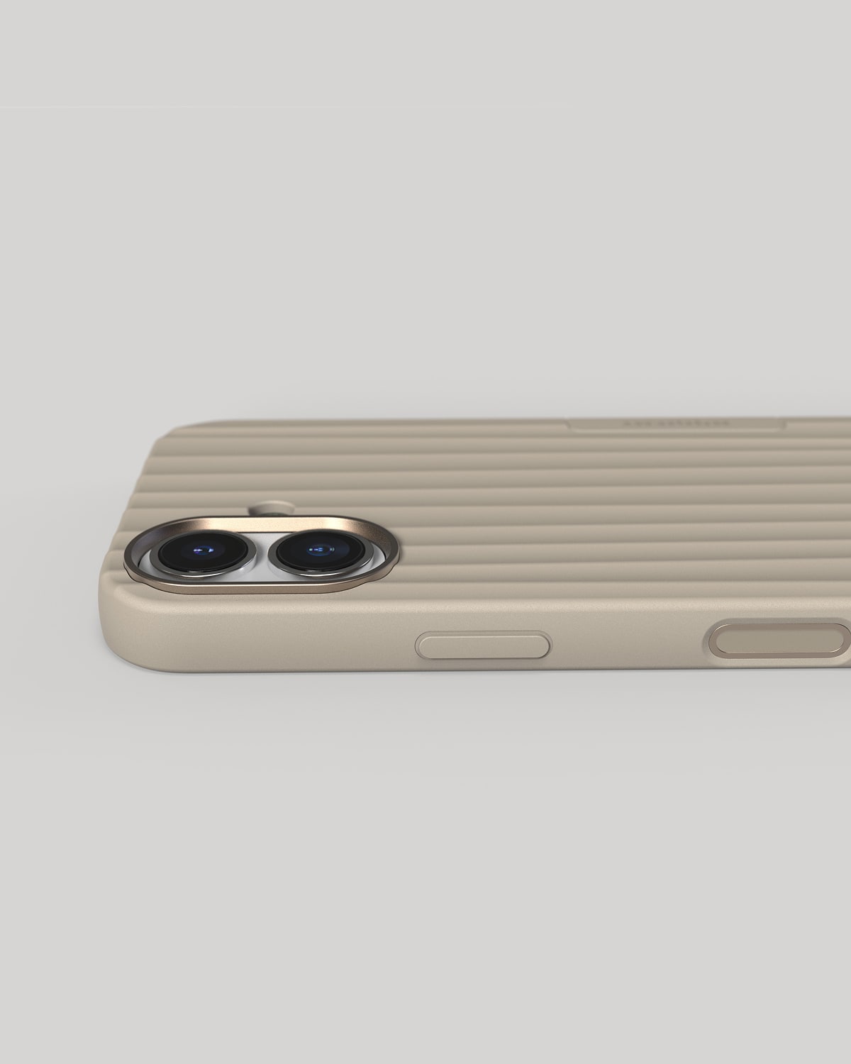 Bold Case - iPhone 17 - Linen Beige & Chalk White – NUDIENT