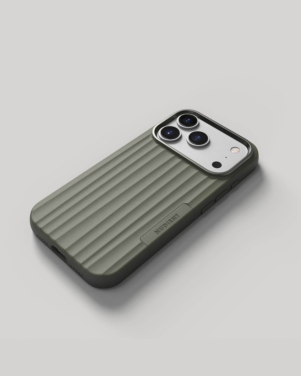 【新品】NUDIENT iPhone 17 Bold Case Bold Case MagSafe - Olive Green - iPhone 17 Pro – NUDIENT