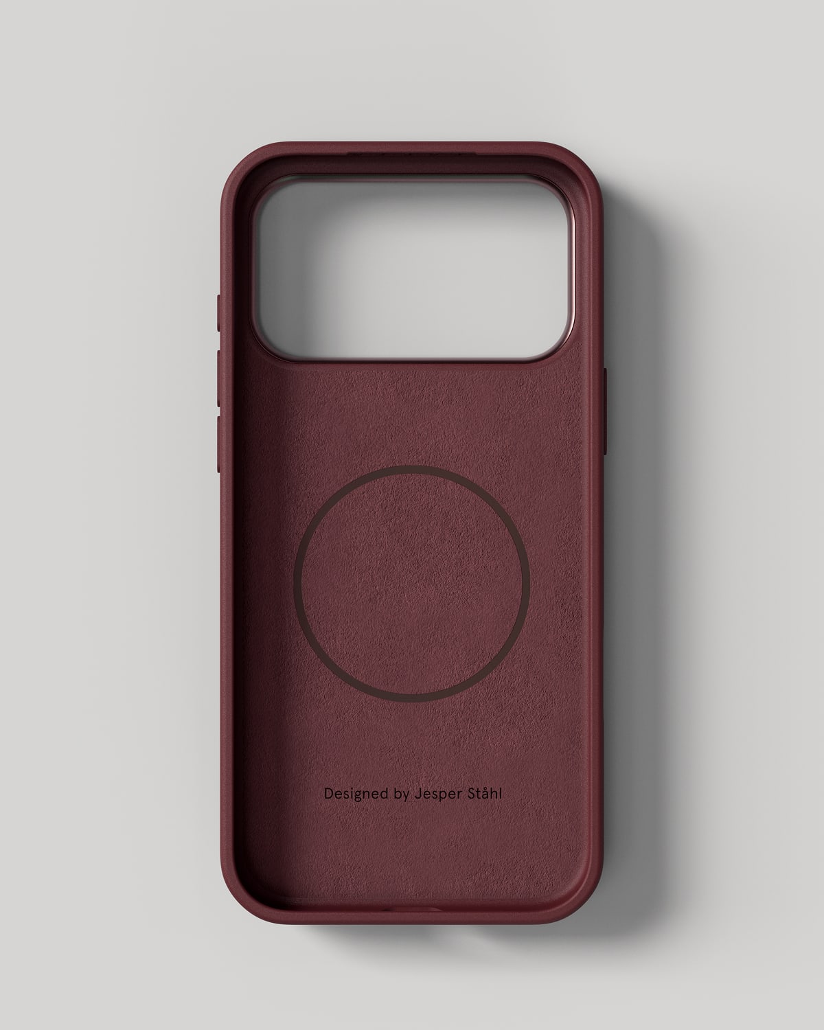 Bold Case MagSafe - Oxblood Red - iPhone 17 Pro Max – NUDIENT