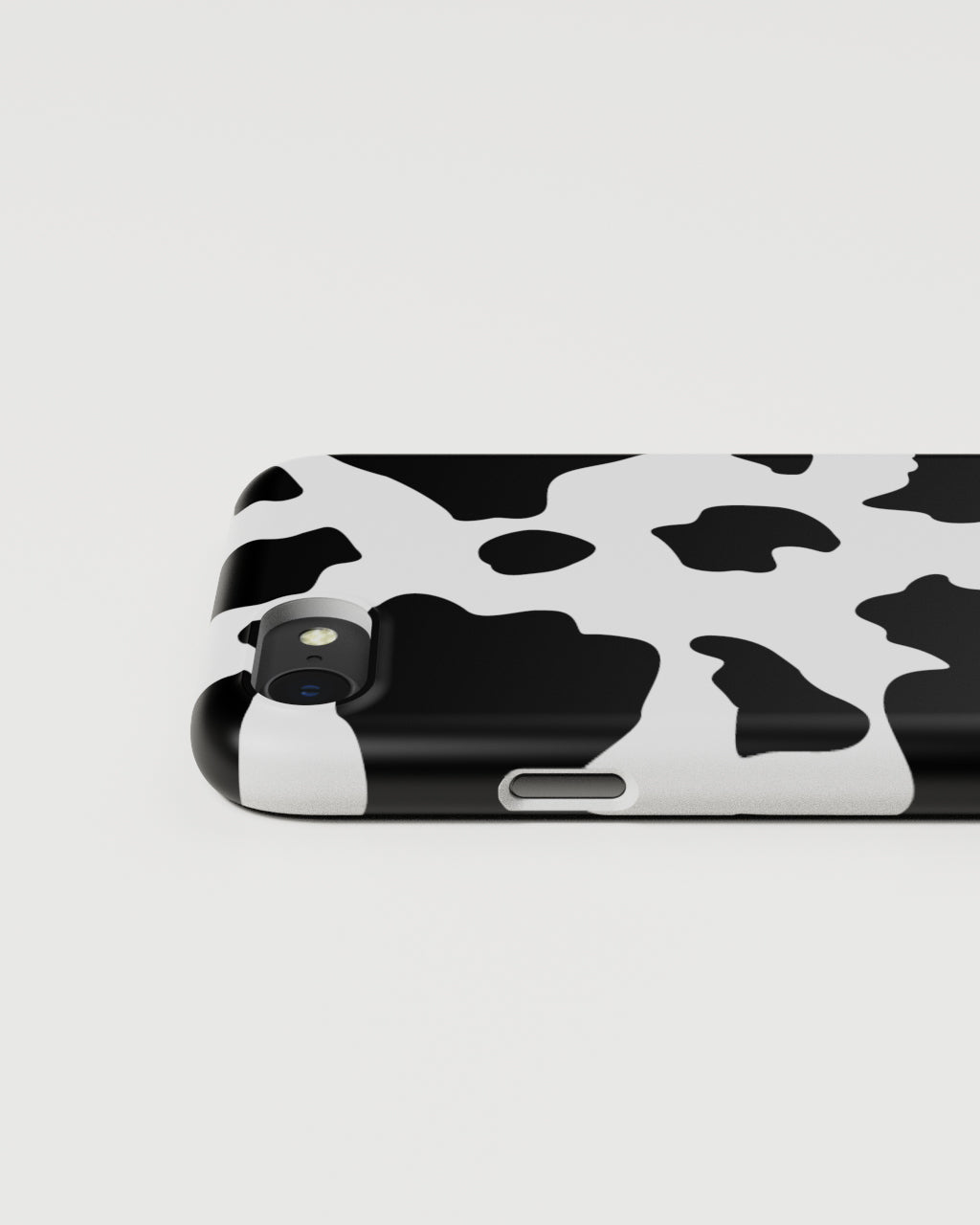 Thin Case Moo White/Black iPhone SE NUDIENT