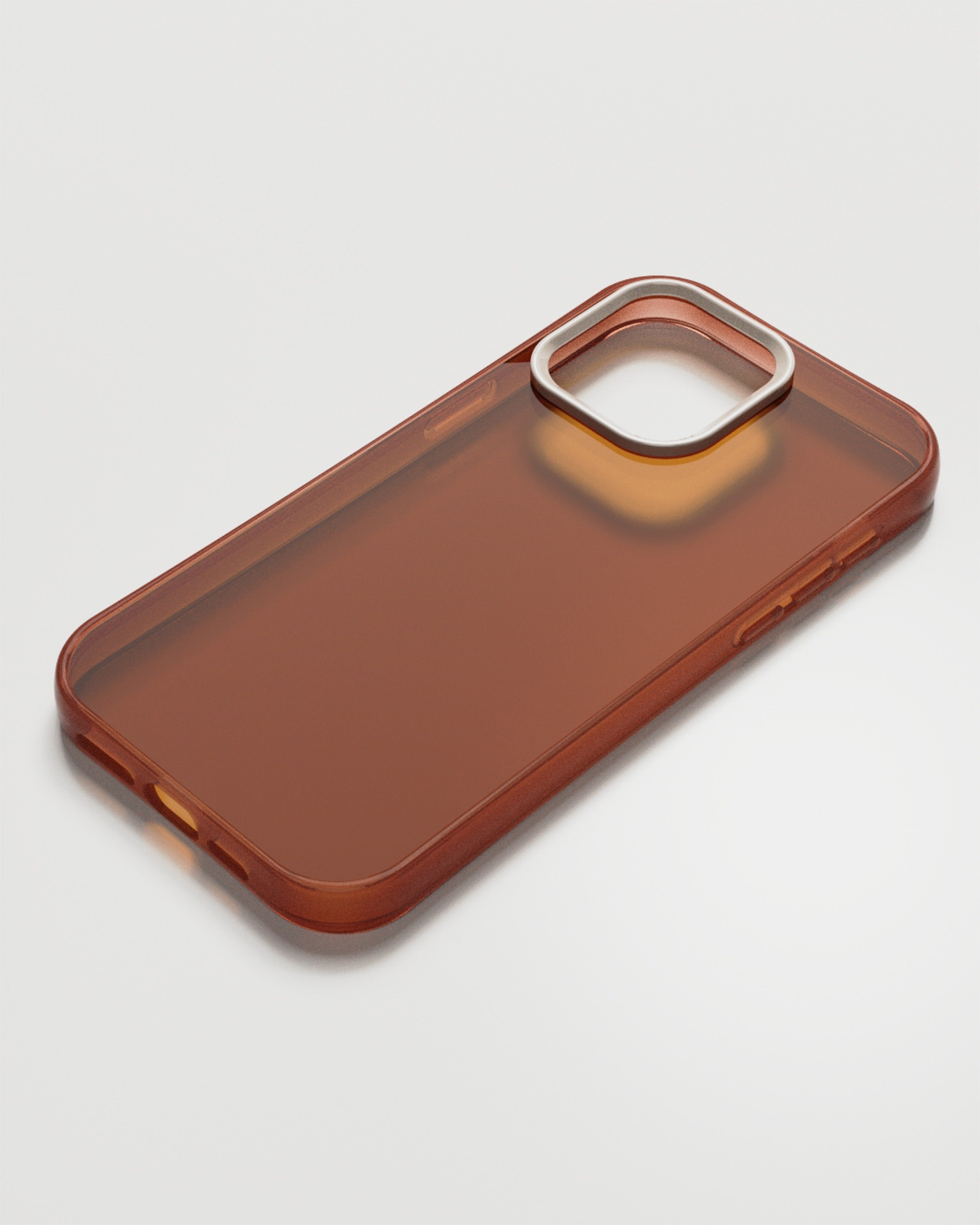 Form Case - Clear Brown - iPhone 15 Pro Max – NUDIENT