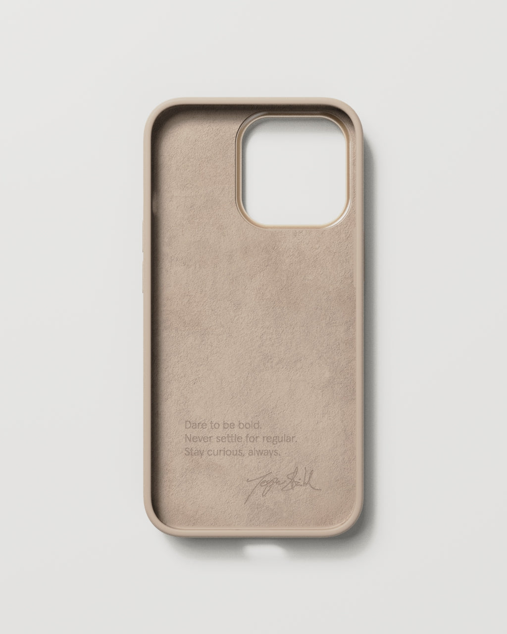 iPhoneアクセサリー NUDIENT Bold Case Linen Beige Bold Case - Linen Beige - iPhone 13 Pro – NUDIENT