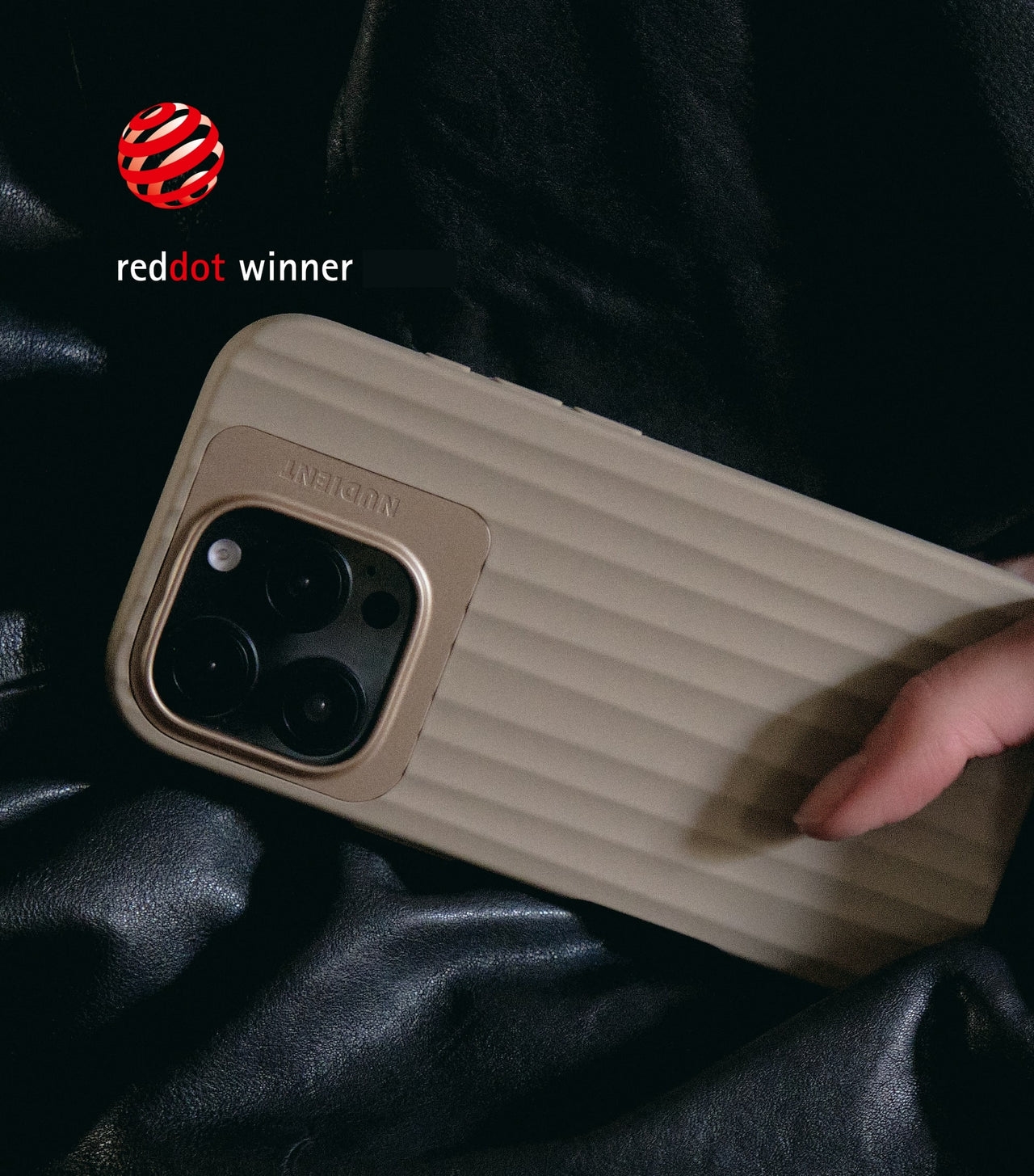 Bold Case Linen Beige iPhone 12 – NUDIENT - Main Image